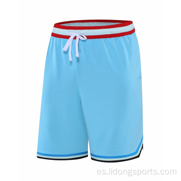 Pantanos cortos de baloncesto de la moda para hombres de verano pantalones cortos de gimnasio transpirables